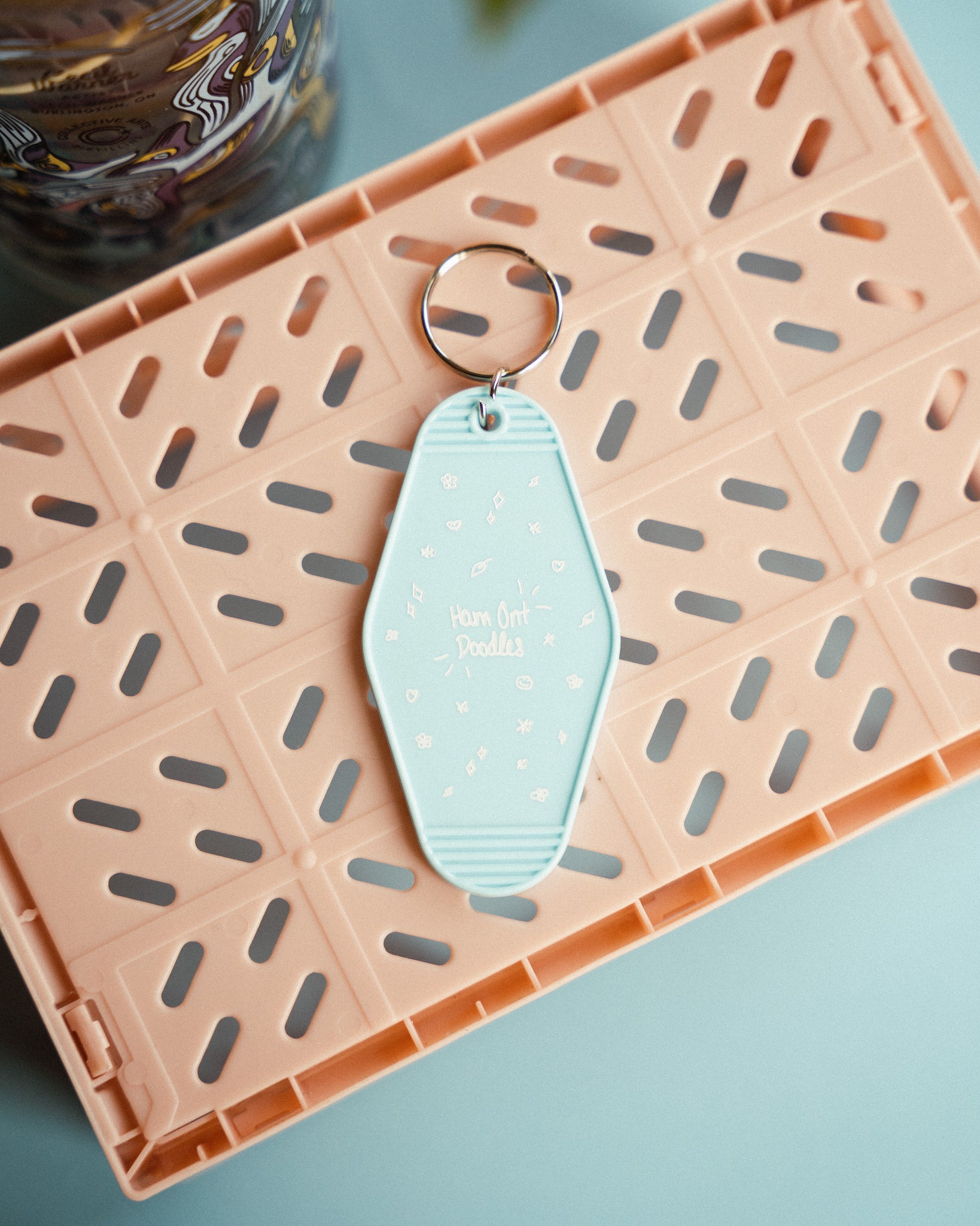 Homesick For Hamilton Vintage Motel Keychain HamOntDoodles