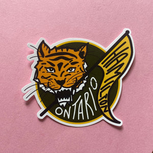 Hamilton Tiger Vinyl Sticker