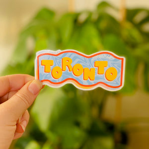 4" x 1.9" Toronto Sticker