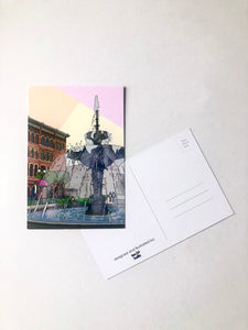 4" x 6" Gore Park Fountain Postcard