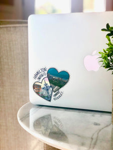 3.5" x 4.5" Hamilton Hearts Sticker