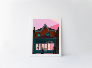 8.5" x 11" Motel Print