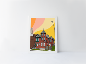 8.5" x 11" Rebel's Rock Irish Pub Print